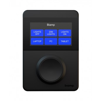 Сенсорная панель управления с ручкой, черная BIAMP APPRIMO-TEC-X-1000-BLACK