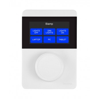 Сенсорная панель управления с ручкой, белая BIAMP APPRIMO-TEC-X-1000-WHITE