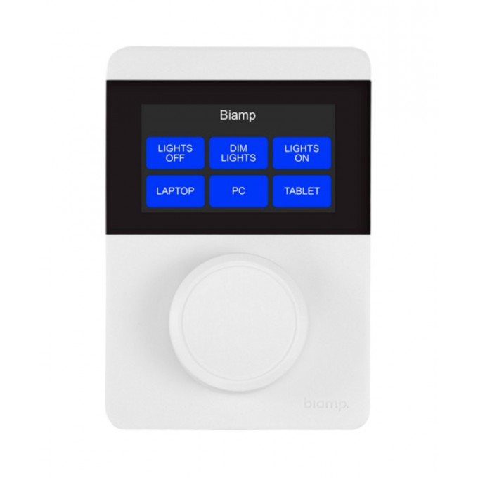 Сенсорная панель управления с ручкой, белая BIAMP APPRIMO-TEC-X-1000-WHITE
