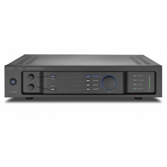 Трансляционный микшер-усилитель, мощность 120 Вт 4 Ом (70V/100V), усилитель класса D, 3 микрофонных/линейных входа, 4 линейных входа (селективные), аварийный вход, фантомное питание для микрофонных входов А и В, 4 уровня приоритета, эквалайзер, "ГОНГ