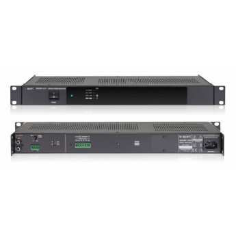 1-канальный цифровой  усилитель мощности, 1 х 120 Вт 100 - 70 - 50 - 35 В или  4 Ом. 1 несимметричный линейный вход RCA, 1 симметричный линейный вход - евроблок, класс D BIAMP REVAMP1120T