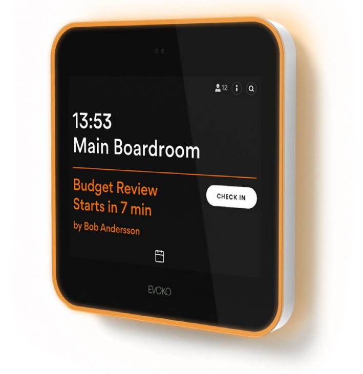 Biamp Evoko Liso Room Manager. Яркий и удобный.